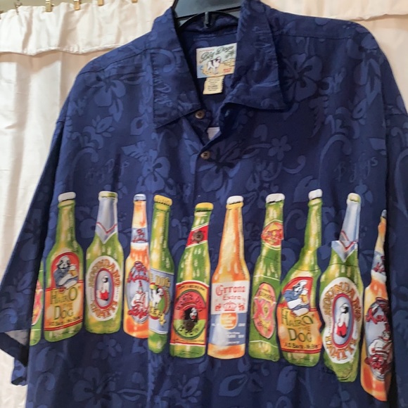Hawaiian Tropical Big Dog men shirt button down XL - Picture 4 of 12